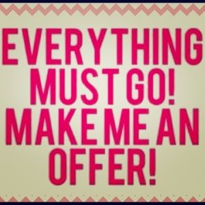 Must sell everything in my closet